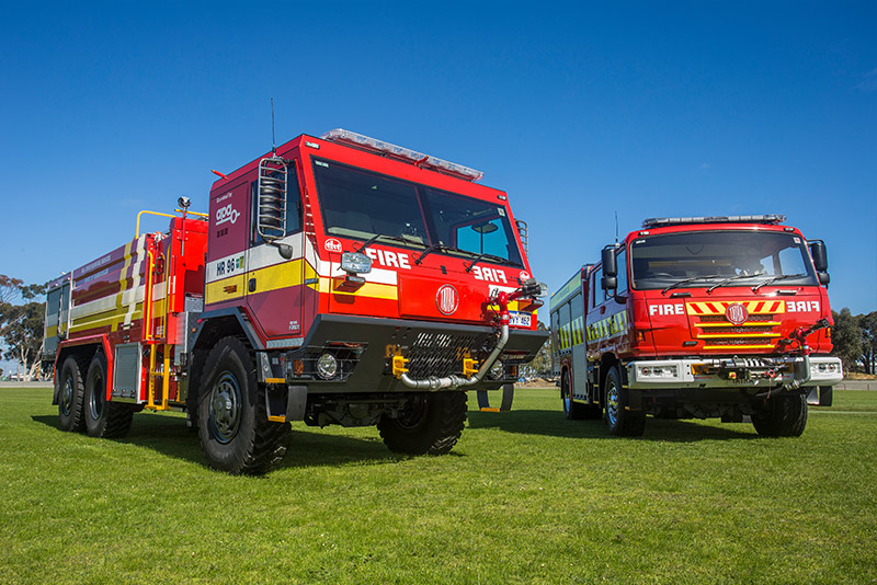 types of fire trucks australia